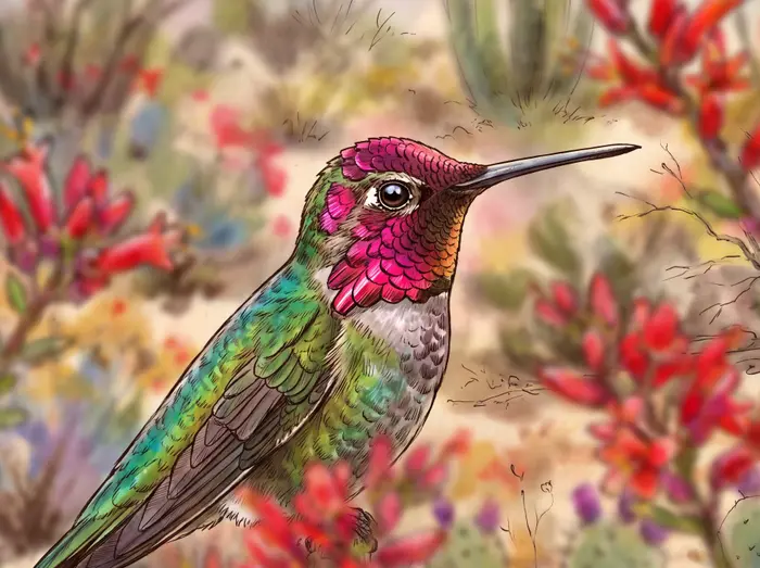 Anna's hummingbird