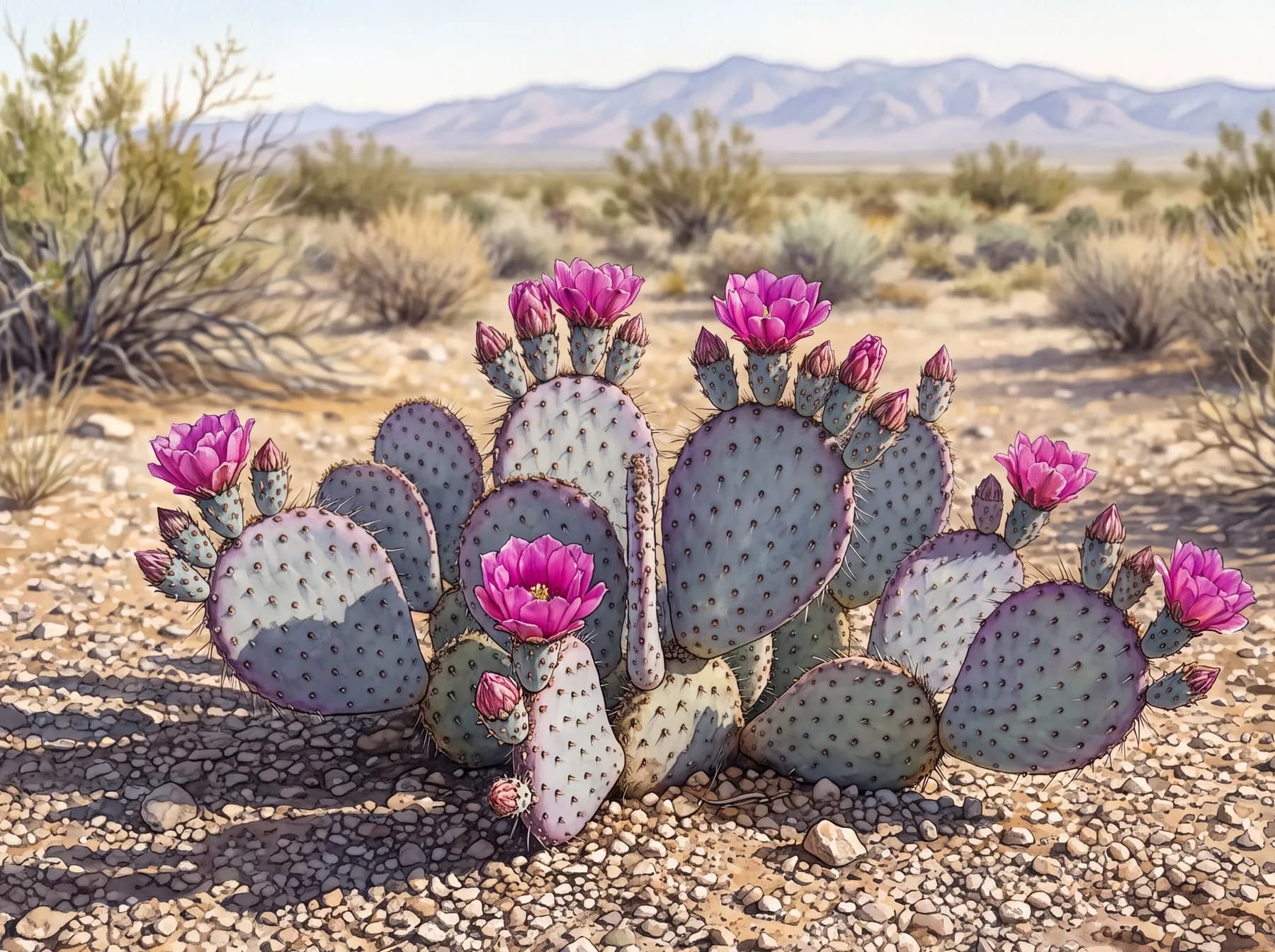 Beavertail prickly pear