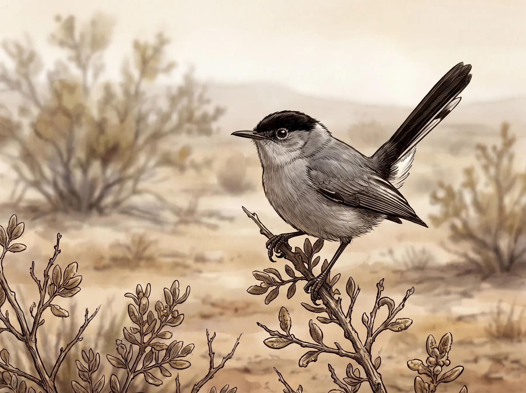 Black-tailed gnatcatcher