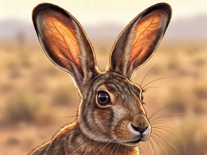 Black-tailed jackrabbit