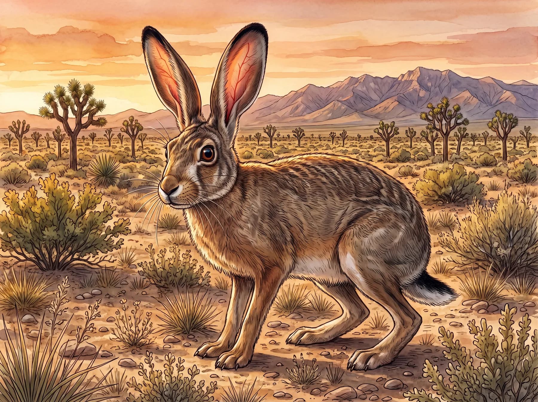 Black-tailed jackrabbit