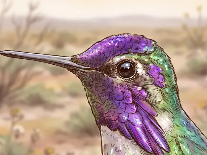 Costa's hummingbird