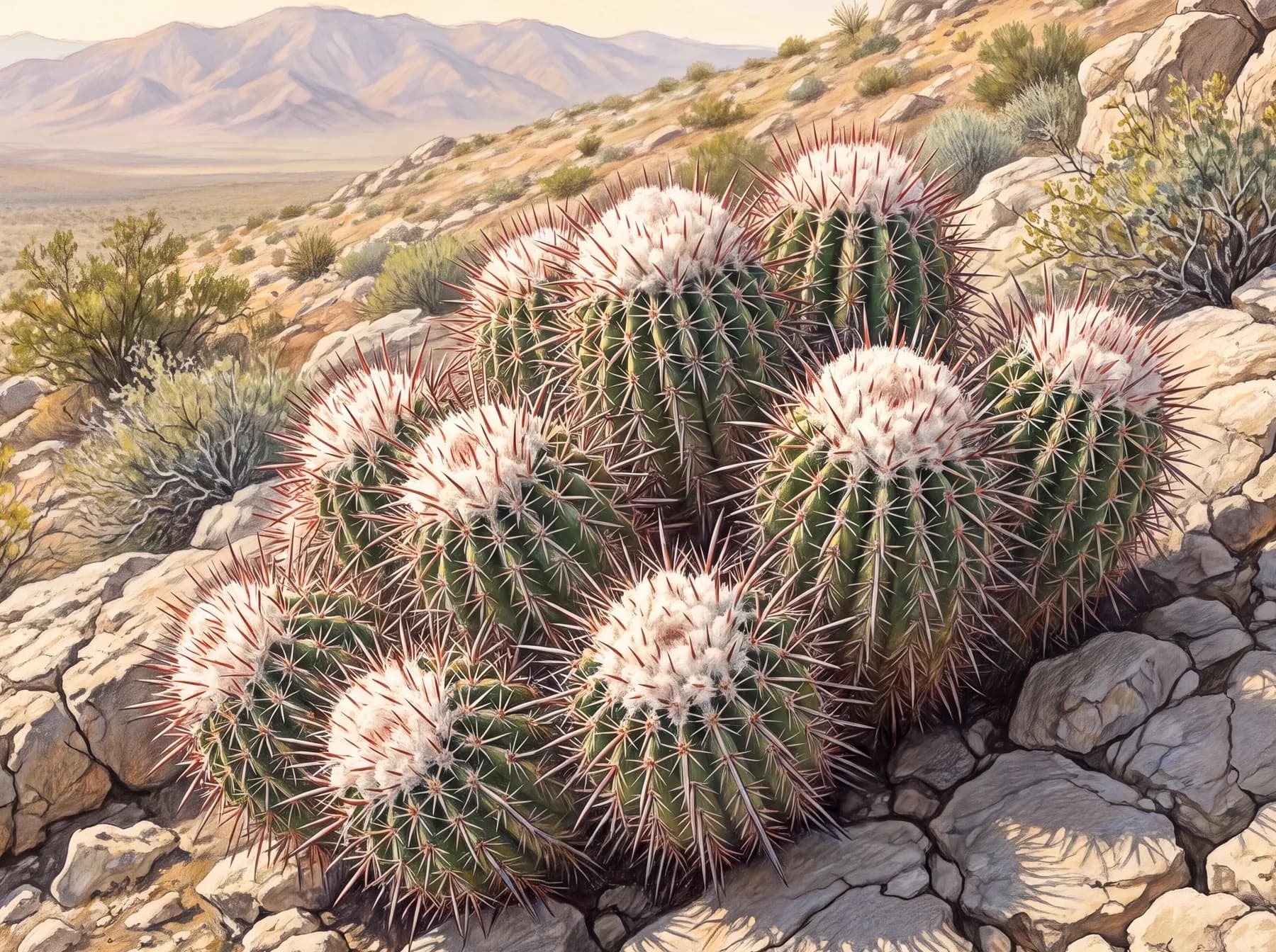 Cottontop cactus