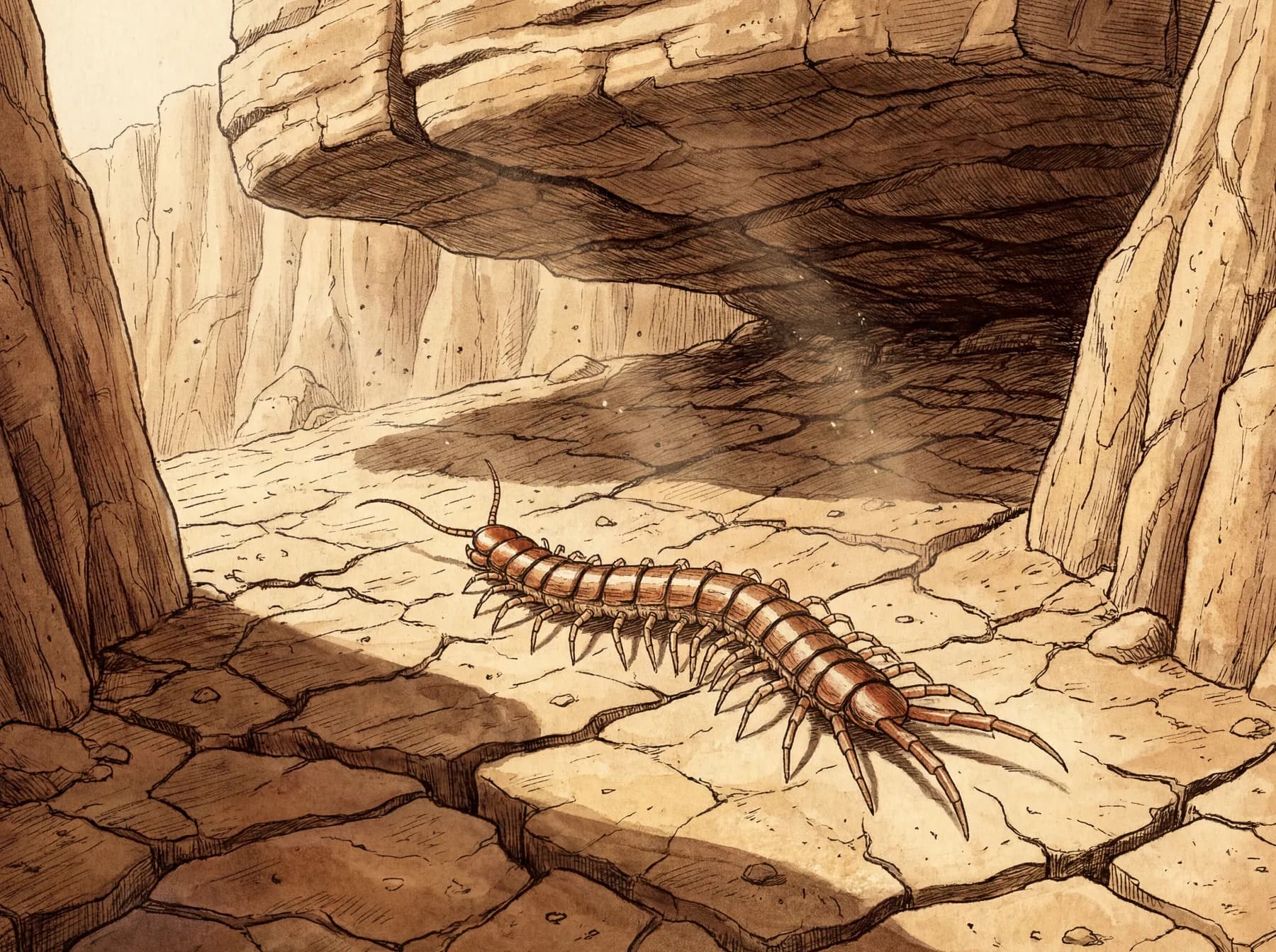 Desert centipede