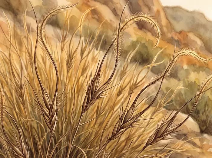 Desert needlegrass