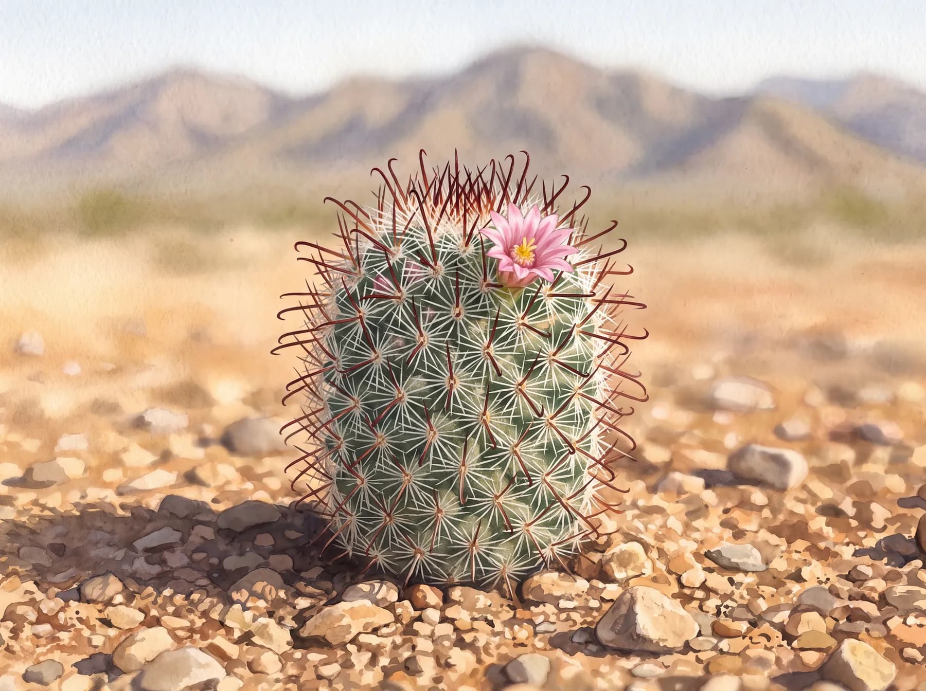 Fishhook cactus