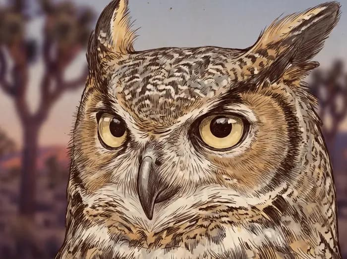 Great horned owl