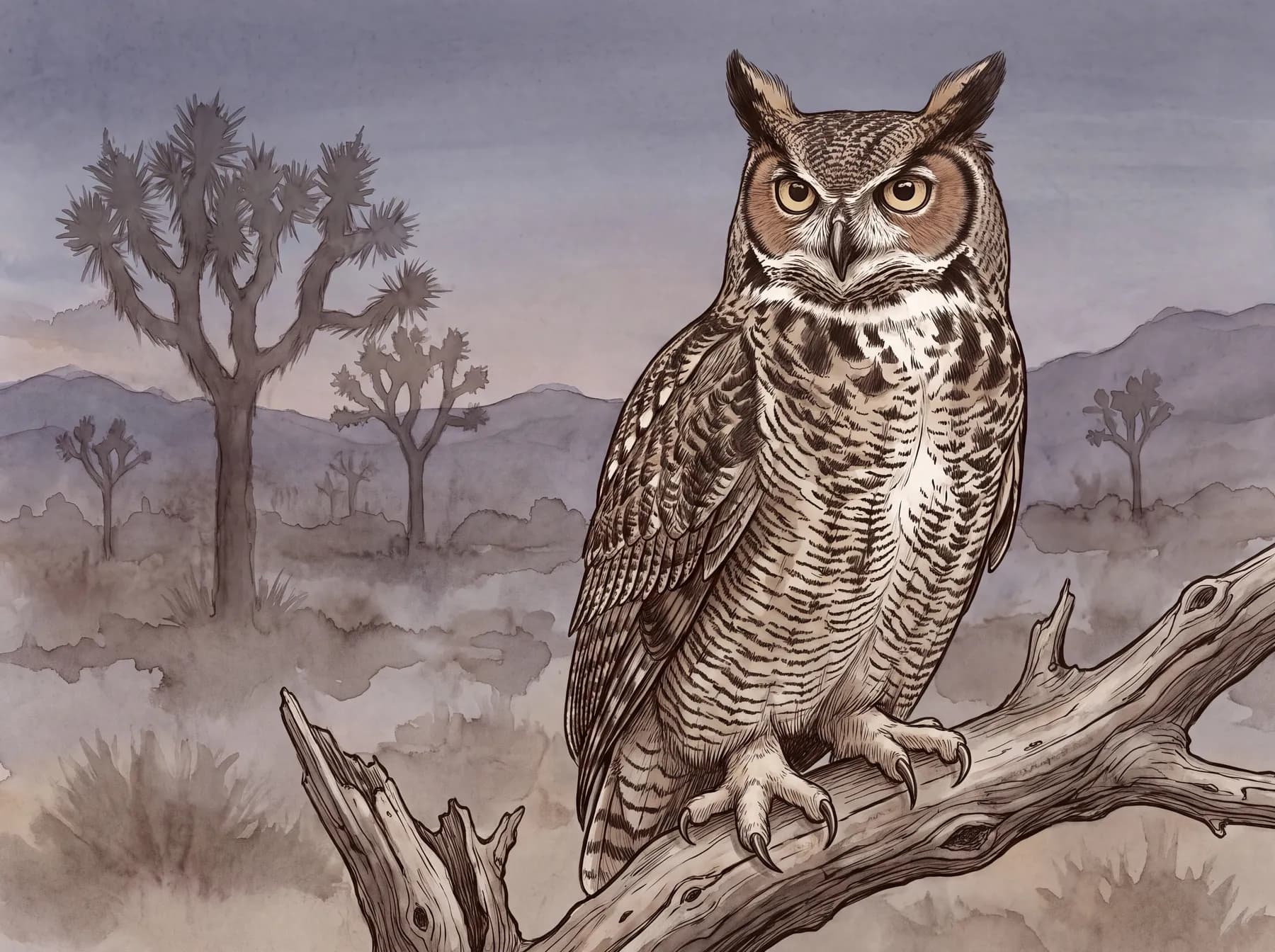 Great horned owl