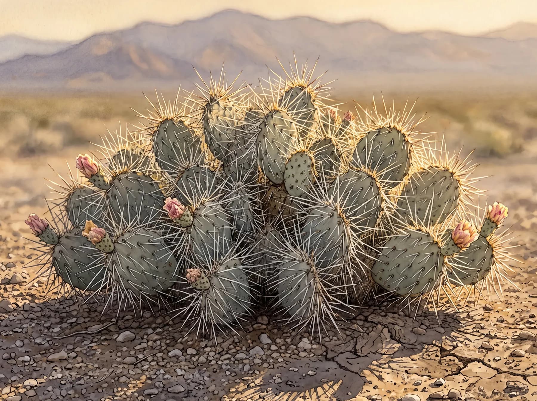 Grizzlybear prickly pear