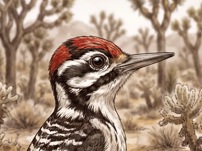 Ladder-backed woodpecker