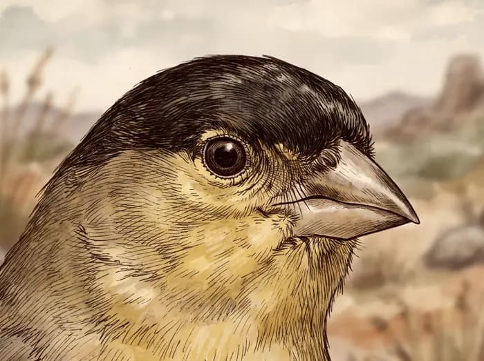 Lesser goldfinch