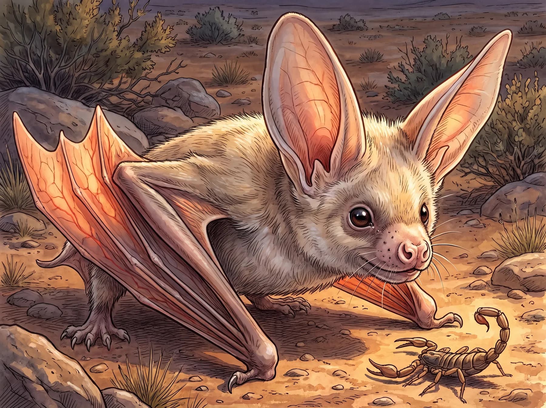 Pallid bat