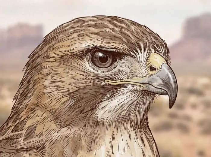 Red-tailed hawk