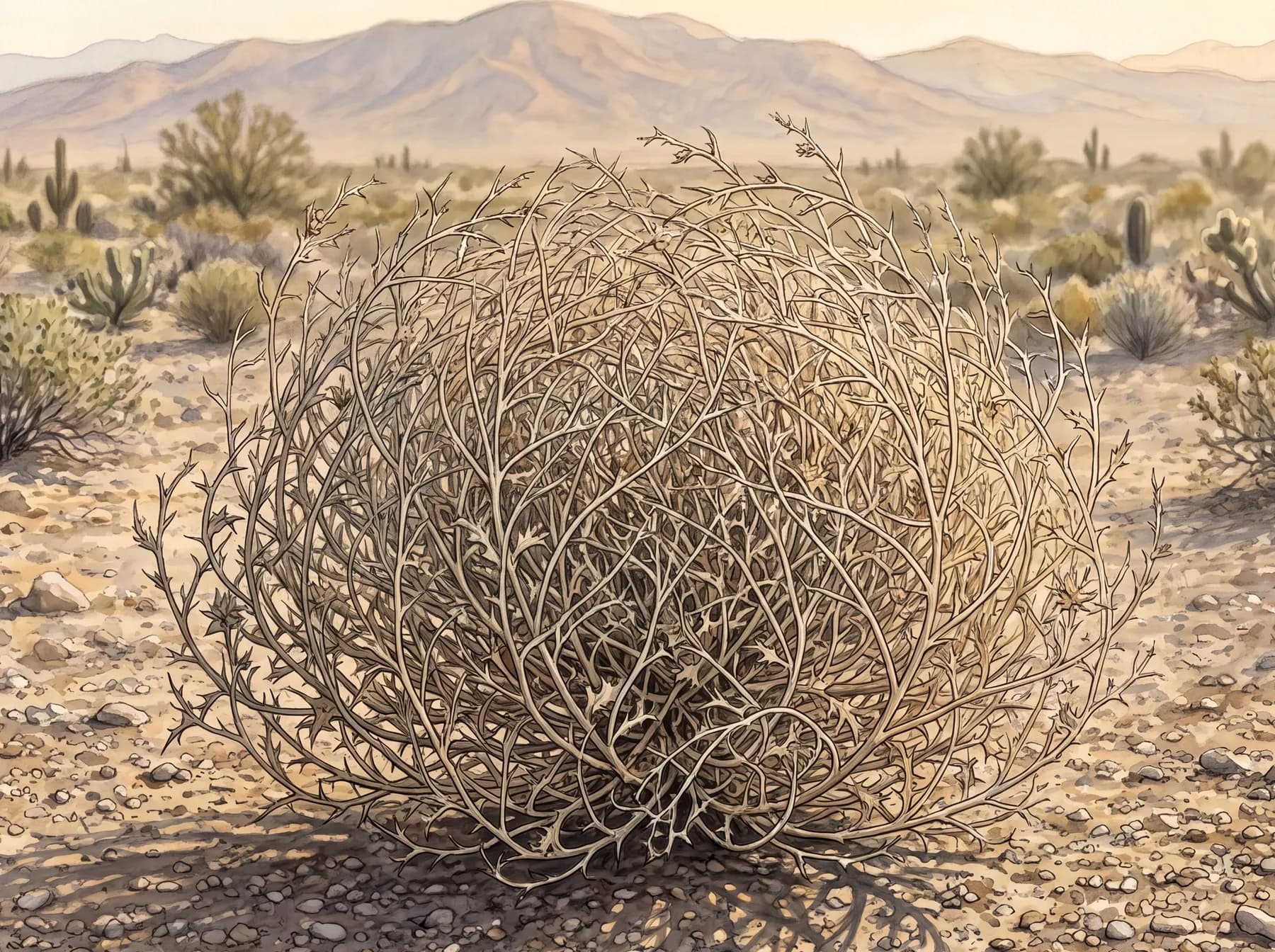 Russian thistle (tumbleweed)
