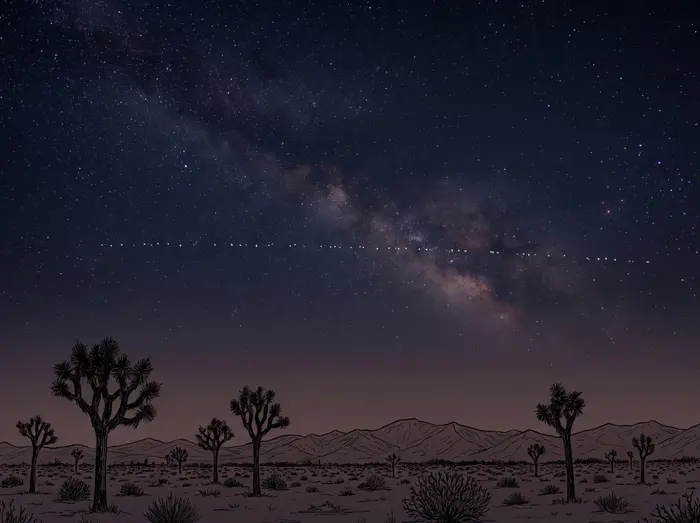 Satellites & Starlink trains