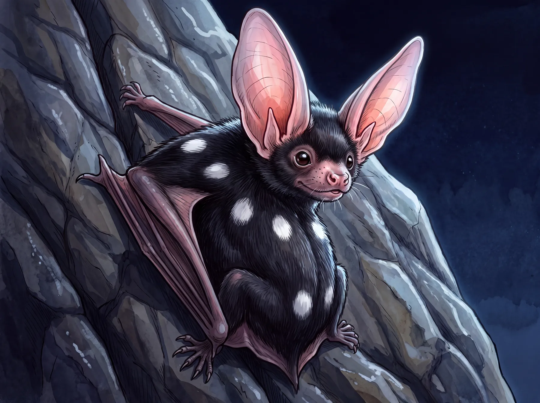 Spotted bat