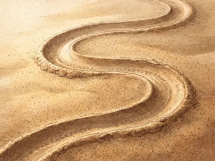 Snake trail