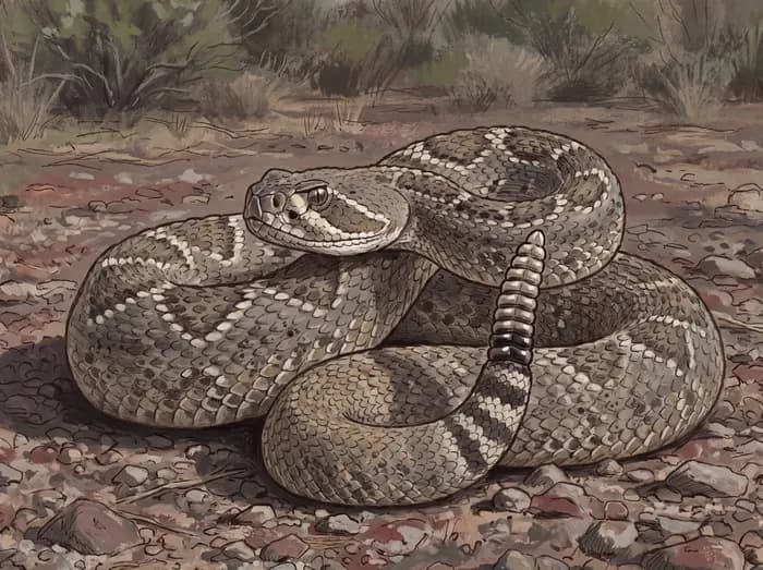 Western diamondback rattlesnake