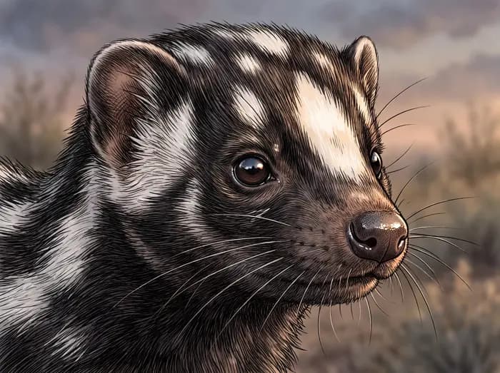 Western spotted skunk