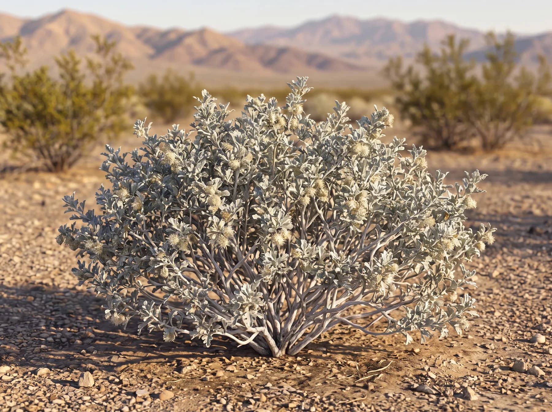 White bursage
