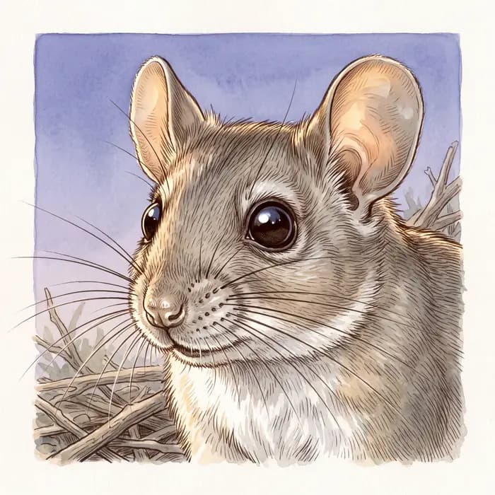White-throated woodrat (packrat)