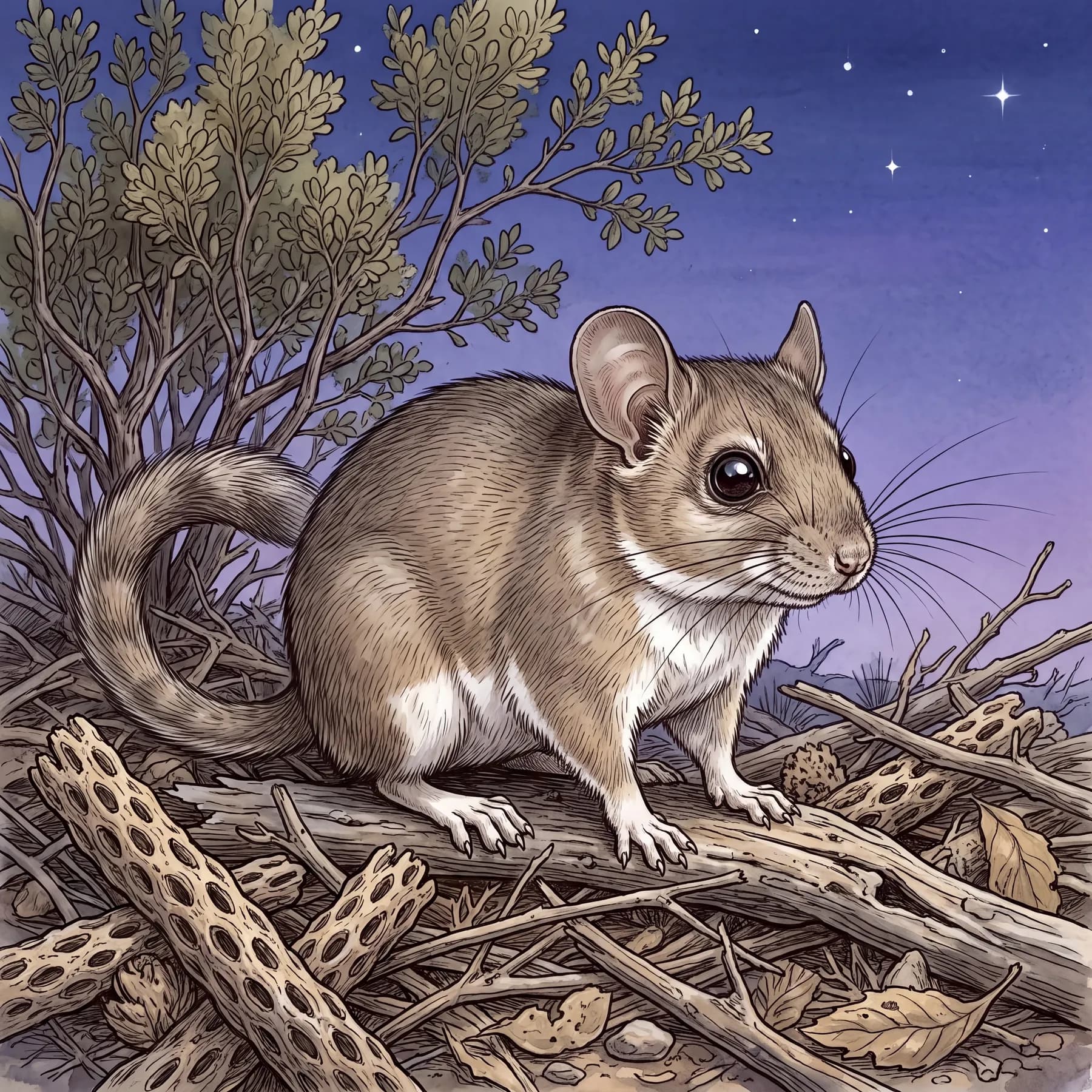 White-throated woodrat (packrat)