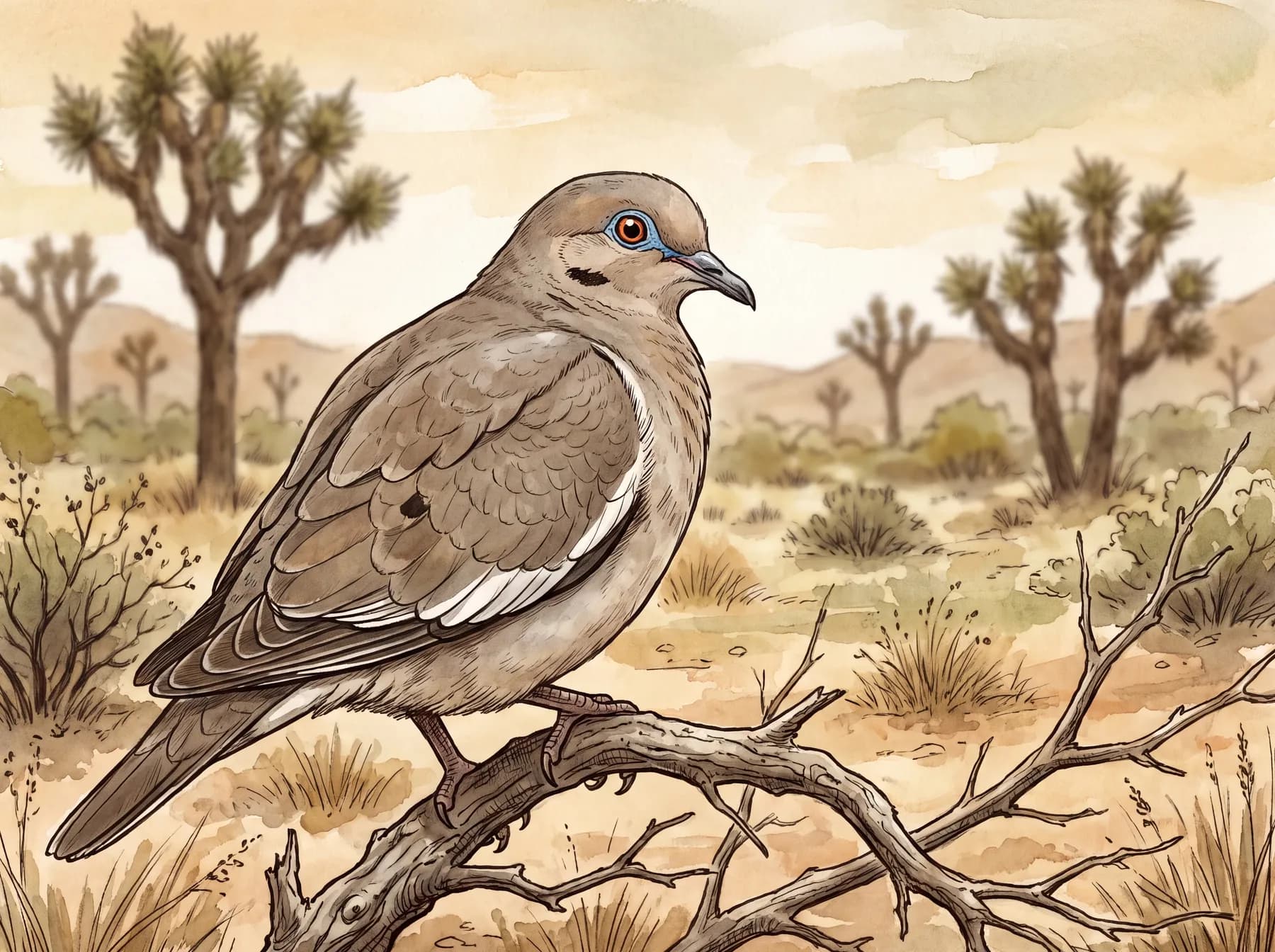White-winged dove