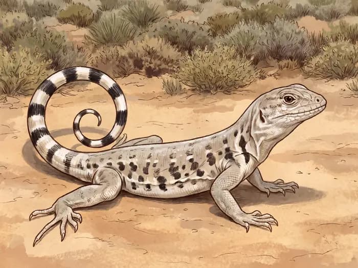 Zebra-tailed lizard