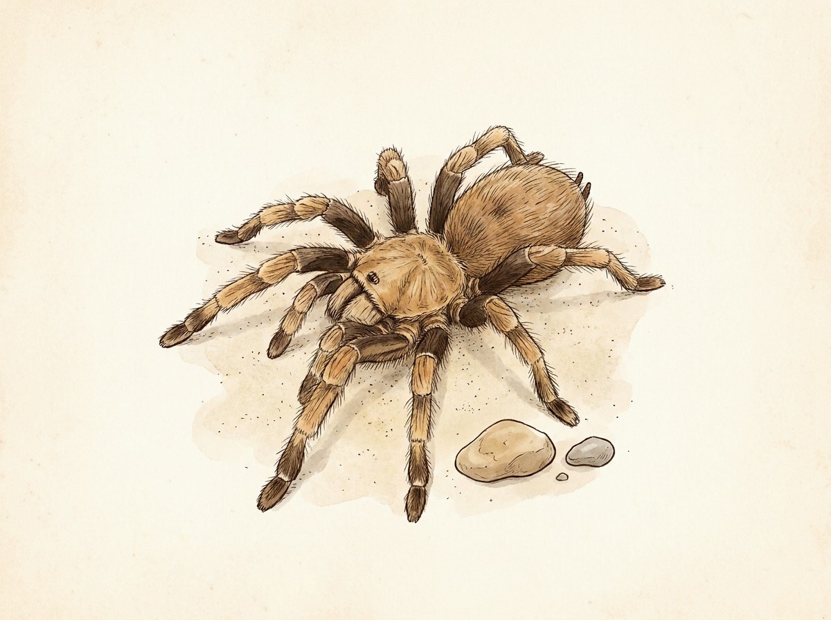 Desert blonde tarantula