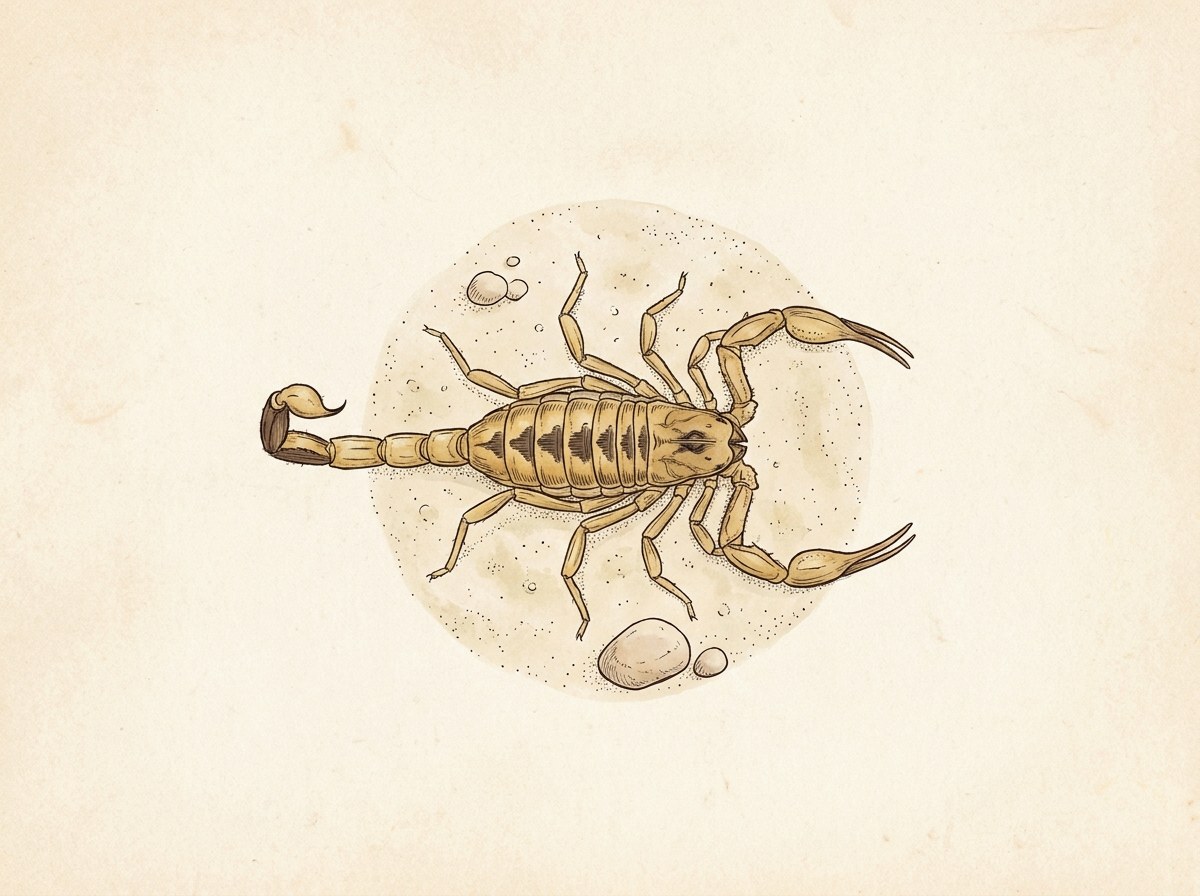 Desert hairy scorpion