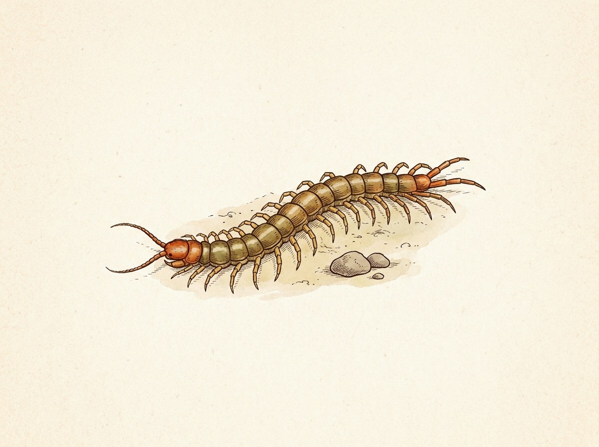 Giant desert centipede
