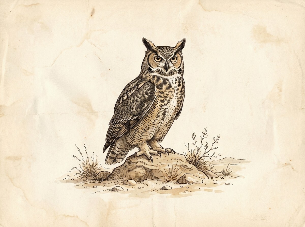 Great horned owl