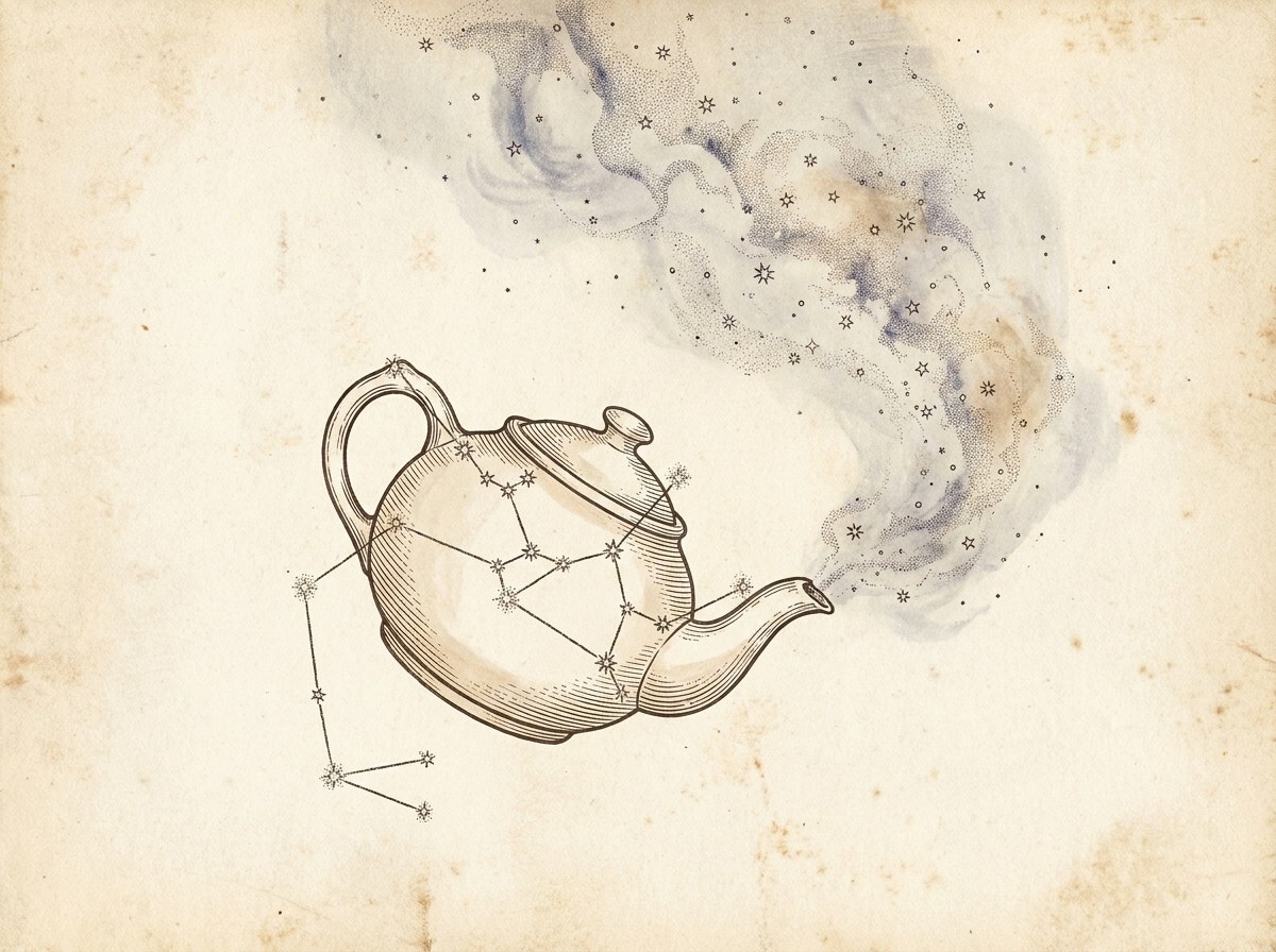 Sagittarius teapot