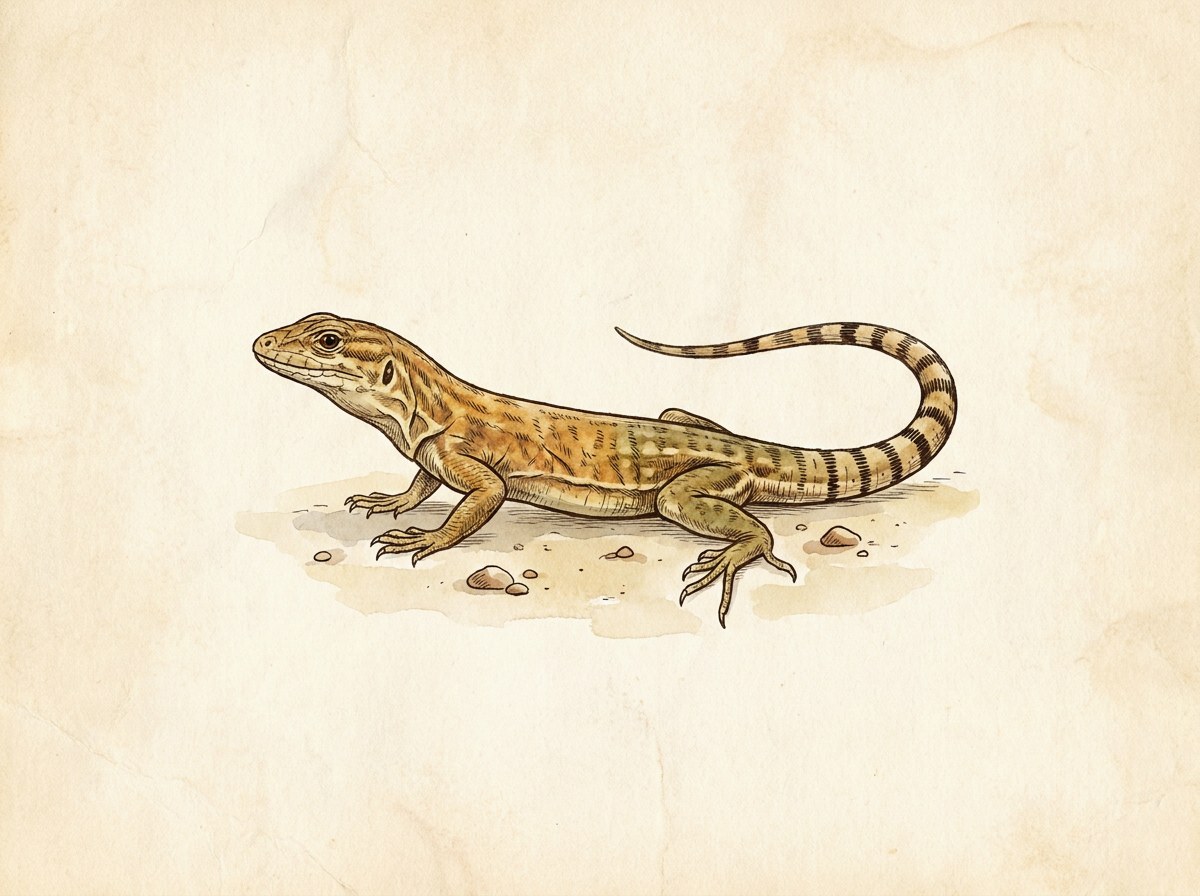 Zebra-tailed lizard